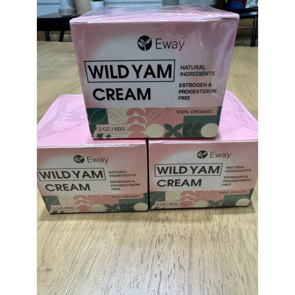 Wild Yam Cream 2oz set of 3 (recommended by Barbara O'Neill) perimenopause